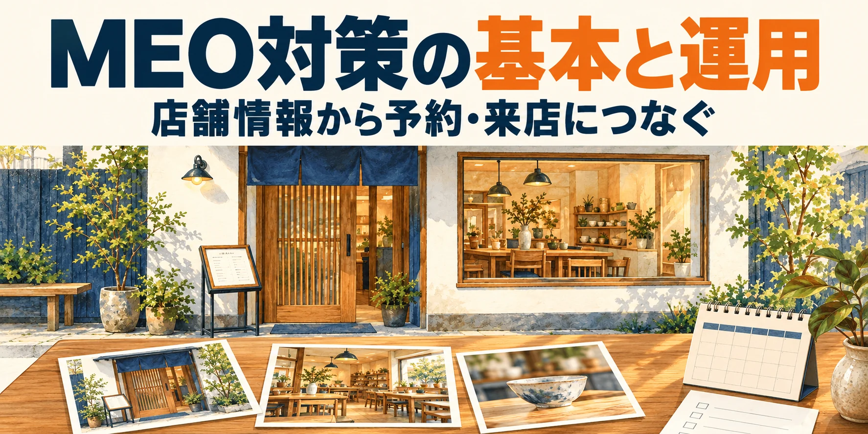 MEO対策の基本と運用。店舗情報から予約・来店につなぐ