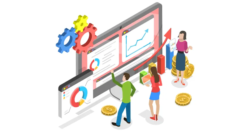 ホームページが集客資産となる様子