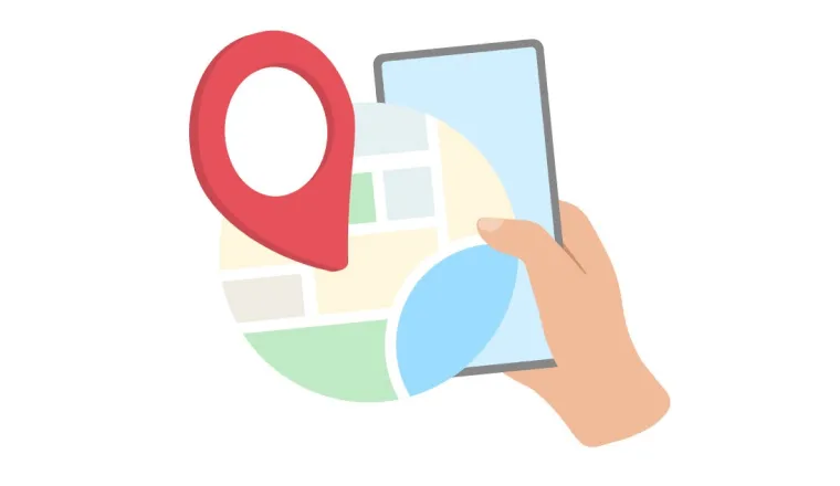 Googleマップで検索している