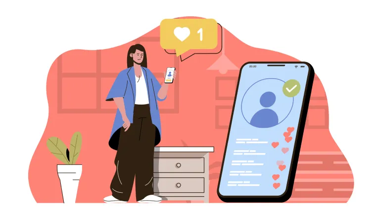 SNSを通じてファンと交流している様子