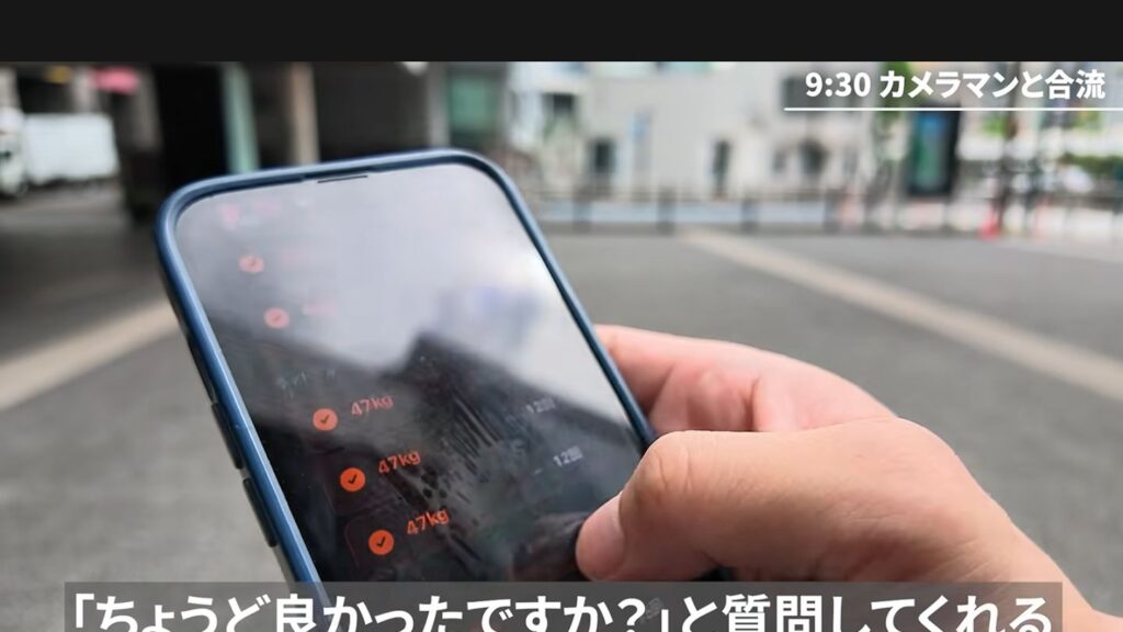 代表の公開動画：自身の運動記録に合わせて作成したアプリ