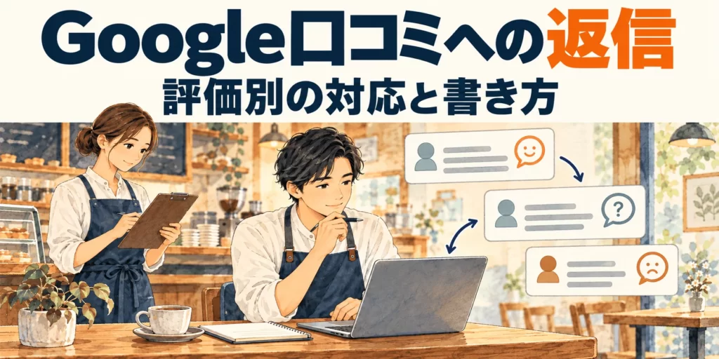 Google口コミへの返信。評価別の対応と書き方