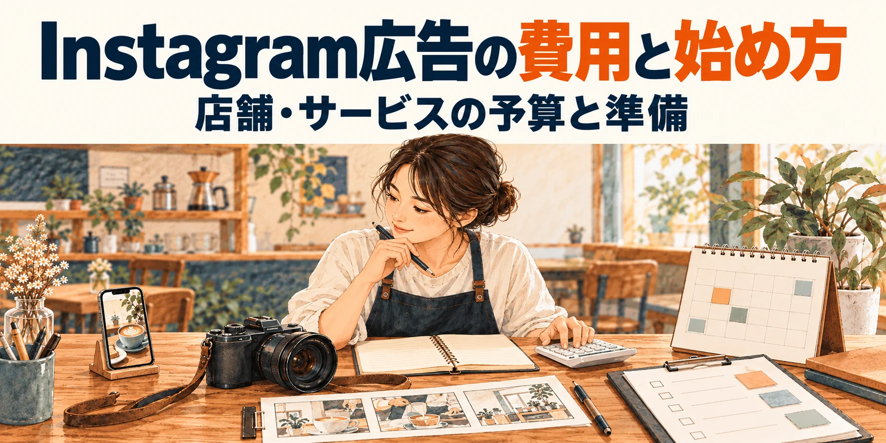 Instagram広告の費用と始め方。店舗・サービスの予算と準備